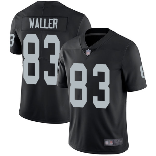 Men Oakland Raiders Limited Black Darren Waller Home Jersey NFL Football #83 Vapor Untouchable Jersey->oakland raiders->NFL Jersey